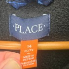 The Children s Place Fleece Jacket Full Zip Youth Xl 14 Black Mock Neck Warm