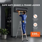 Uimoso Telescoping Ladder A Frame 9 5 Ft Extension Multi-function For Homework