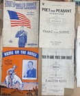 Lot Of 35 Vintage Antique Sheet Music Tin Pan Alley Wwi War Patriotic Ephemera