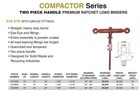 Compactor Ratchet Load Binder For Solid Waste Recycling 28 000 Lbs Wll Tie Down