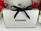 Chanel Origami Signature Gift Box W  Ribbon   Tissue 8 75  X 5 5  X 3  Authentic