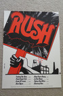 Official  rush  Tour Posters  2 -18 X 24-not Reprints-numbered W hologram Cert 