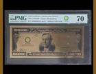 100 000 Dollars  1934 Smithsonian Edition 100 Mg 24k Gold Certificate Pmg 70