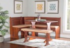 Corner Dining Breakfast Nook Cushion Set  nook Sold Separately   Beige Microfibe