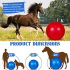 2 Pcs 30 Inch Large Horse Ball For Play Herding Horse Ball For Anti Burst Soc   