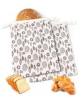 Reusable Beeswax Bread Bags 2 Pack bread Bags For Homemade Bread cotton 