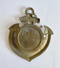Vintage Brass Nautical Ship s Time Wall Quartz Clock Anchor Marine Ship Boat
