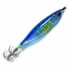 20pcs Squid Jig Wood Shrimp Luminous Lure For Cuttlefish Octopus 11cm 10g
