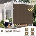 Sun Shade Cloth With Grommets Pergola Cover Canopy Sun Shelter For Patio Garden