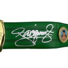 Autographed signed Manny Pacquiao Wbc Green Boxing Replica Belt Beckett Bas Coa