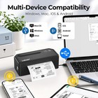 Bluetooth Thermal Shipping Label Printer 4x6 For Ebay Etsy Shopify