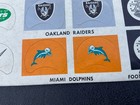 1966 Opi Afl Gumball Helmet Sticker Set Orange Dolphins May Be One Of A Kind