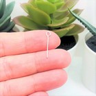 18mm  21g  Silver Plated Eye Pins - Us Seller