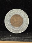 1948 Lincoln Wheat Cent Encased Copper Token Burns Chevrolet Co Berkeley Ca