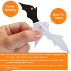 30 Pcs Halloween Black Bat Non Slip Shower Bathtub Stickers Anti Slip Stickers 