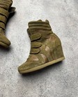 Original Comforf  Iconic Vintage Suede Wedge Becket High Top Sneakers 36