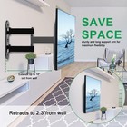 Full Motion Lcd Led Tv Wall Mount Bracket Swivel Tilt 32 39 40 42 46 49 50 60 65
