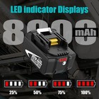 2pack For Makita 18volt 8 0ah Lxt Li-ion Battery Bl1860b Bl1830 Bl1850   Charger