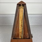 Metronome De Maelzel Seth Thomas Clocks Usa Made Wooden Antique Piano Mael Zel