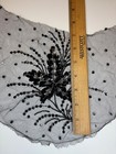 Large Lot Of Antique Lace Trim Clothing Remnants - Victorian Mourning - As Is