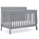 Simmons Kids Carter 6-in-1 Convertible Crib - Greenguard Gold Certified  Grey