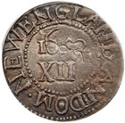 1652 N-5 R-2 Pcgs Au 53 Oak Tree Shilling Massachusetts Silver Coin