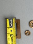 Vintage Wooden Sewing Buckle   3 Wooden Buttons