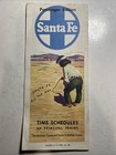 Santa Fe Railroad Timetable 1961 Passenger Edition Train All The Way