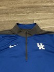 Kentucky Wildcats Jacket Adult Xl Blue Nike Performance Basketball Logo Mens