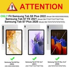 For Samsung Galaxy Tab S8 Plus s7 Plus s7 Fe Multiple Angle Portfolio Case Cover