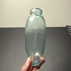 Japanese Glass Float - Rolling Pin Authentic Vintage Japan Fish Net Buoy - Aqua 