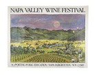  Vintage 1985 Napa Valley Wine Festival Earl Thollander Framed Poster 20x26