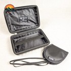 Tumi For Delta Amenity Travel Bag Hard Shell Toiletry Kit Case Gray With Mask