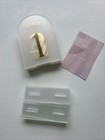 Uniqooo Frosted Arch Wedding Table Numbers 1-20  Gold Foil Printed 5x7 Acrylic