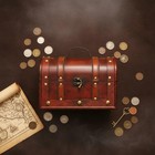 Wooden Treasure Chest Lockable Home Decoration Multipurpose For Themed Parties