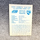 Vintage 1971 Ahra Drag Racing Card   blue Max  1970 Mustang Funny Car  Fleer 