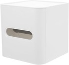 Square Plastic Tissue Box Cover With Tray Multifunction Roll Paper Holder For   