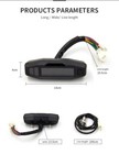 Universal Motorcycle Lcd Digital Speedometer Mileage Meter Waterproof Instrument