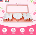 Empty Mom Flower Gift Box Mother s Day Floral Arrangement Letter Shaped Cardboar