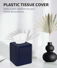 Tissue Box Cover With Base  Square Plastic Tissue Box Holder Decorative Tissue B