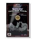 100 Bcw Silver Age Comic Book Archival 2-mil Poly Bags   Acid Free Backer Boards
