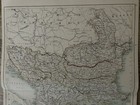 1897 The Balkans Original Antique Map By A   C Black