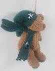 Miniature Teddy Bear Plush Christmas Hat Scarf Jointed Mini 4 Inch