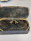 American Optical 1 10 12k Gf Gold Filled Rimless Eyeglasses Vintage See All Pic