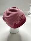 The North Face Girls Youth Pink Flower Warm Winter Beanie Hat One Size