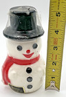 Snowman Christmas Candle Novelty Snowman Figural Candle Vintage