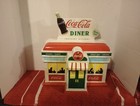 Coca-cola Diner Ceramic Cookie Jar Vintage Collectible   c 1999
