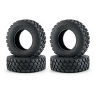 4pcs Rubber Tires Tyres Cover Replacement For Tamiya 1 14 Tractor Rc Truck Parts