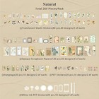 260 Pieces Vintage Scrapbook Supplies Pack Vintage Ephemera Bundle Junk Journal