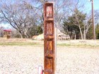 Hand Carved Wooden Dough Bowl  Bread Trencher With Divided Sections  2879
